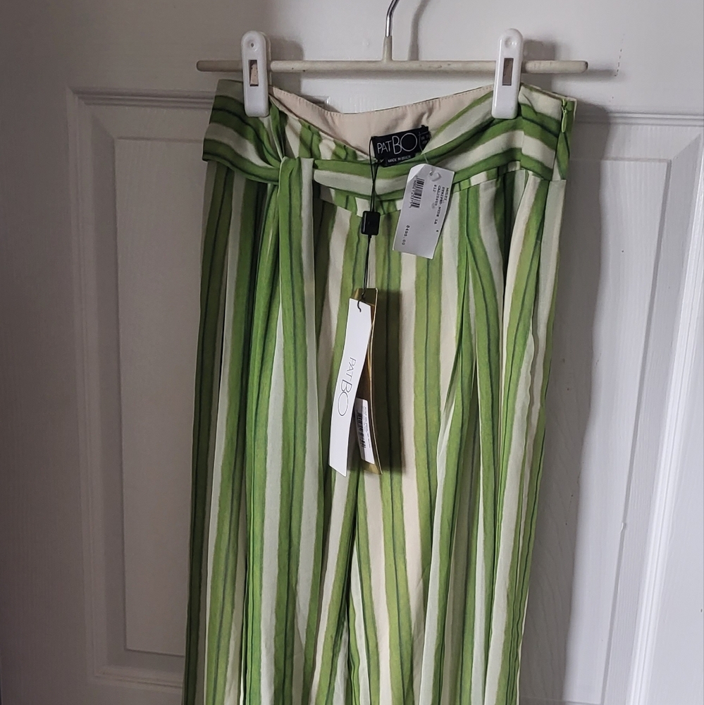 PatBo multi striped wide leg pants